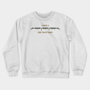 Gold One Track Mind Crewneck Sweatshirt